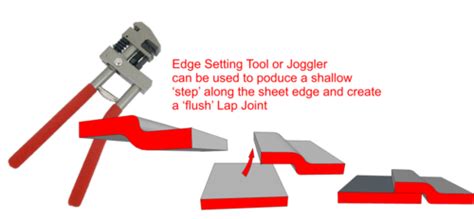 sheet metal lap joint tool